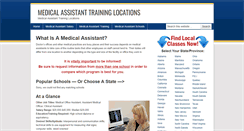 Desktop Screenshot of medicalassistanttraininglocations.com